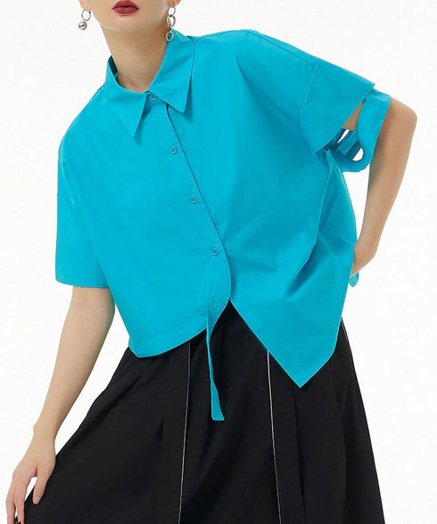 One Side Short Blouse